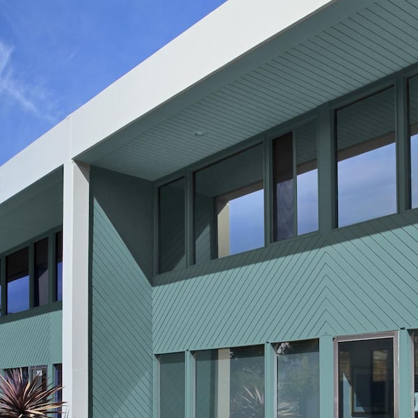 1 gal. #MQ6-33 Vintage Teal Satin Exterior Paint