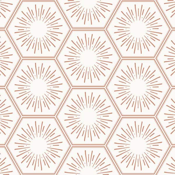 Tempaper Hello Sunshine Autumn Bronze Peel and Stick Wallpaper Sample