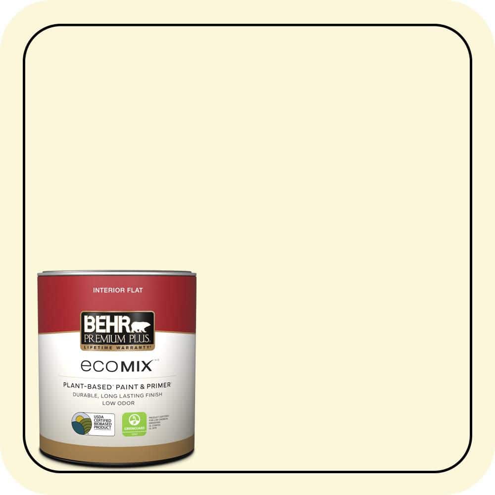 1 qt. #PPL-10 Warm Sun Flat EcoMix Plant-Based Interior Paint & Primer price history on PriceWatchPro
