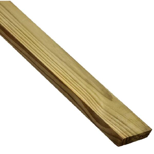 Unbranded 2 in. x 8 in. x 8 ft. #2 Prime SYP Ground Contact Pressure-Treated Lumber