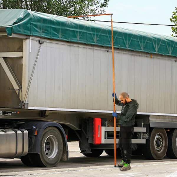 Height Measuring Stick 15 ft. Truck Height Stick Fiberglass Non-Conductive with Adjustable Pole Carry Bag for Car Hauler