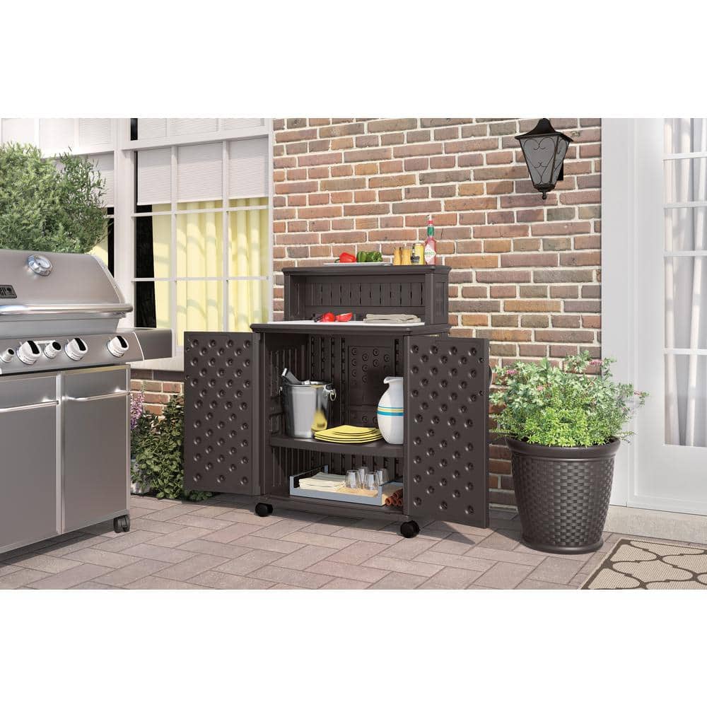 Suncast BMPS6400 47 Gal. Patio Storage and Prep Station