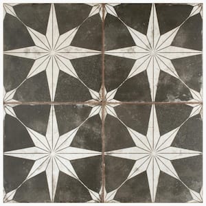 Kings Star Night Encaustic 17-5/8 in. x 17-5/8 in. Ceramic Floor and Wall Tile (11.02 sq. ft./Case)
