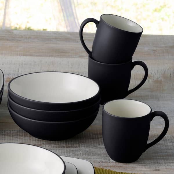 Noritake Colorwave Graphite 7 in., 22 fl. Oz. (Black) Stoneware
