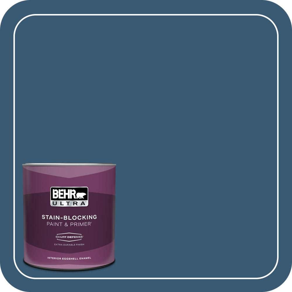 1 qt. #M500-6 Express Blue Extra Durable Eggshell Enamel Interior Paint & Primer price history on PriceWatchPro