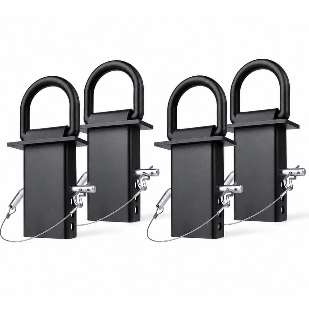 4-Piece 5/8 Inch Solid Steel Stake Pocket D-Ring Trailer Tie-Down with Adjustable Height for Flatbed Trucks 4-Pack price history on PriceWatchPro