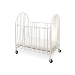 White Arched Metal Mini/Portable Crib