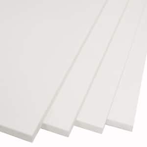 48 in. x 96 in. x .220 in. White HDPE Sheet (4-Pack)