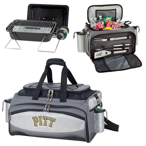 Picnic Time Pittsburgh Panthers - Vulcan Portable Propane Grill and Cooler Tote by Digital Logo