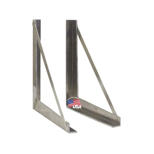 BUYERS PRODUCTS 18 in. Aluminum Tool Box Mounting Bracket Kit