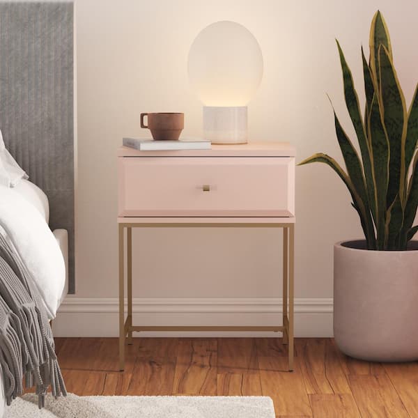 Mr. Kate Effie Nightstand, Pale Pink