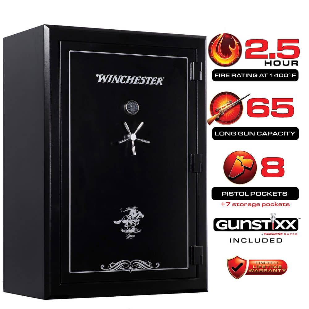Legacy 62.5 cu. ft. 65-Gun 2.5-Hour Fire Rating UL Listed Electronic Lock Black price history on PriceWatchPro