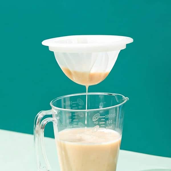 Fine Nylon Mesh Strainer Set for Kitchen Food Filtering Juice Milk Soy Coffee Honey Wine Yogurt 2 Piece 120/200 Mesh
