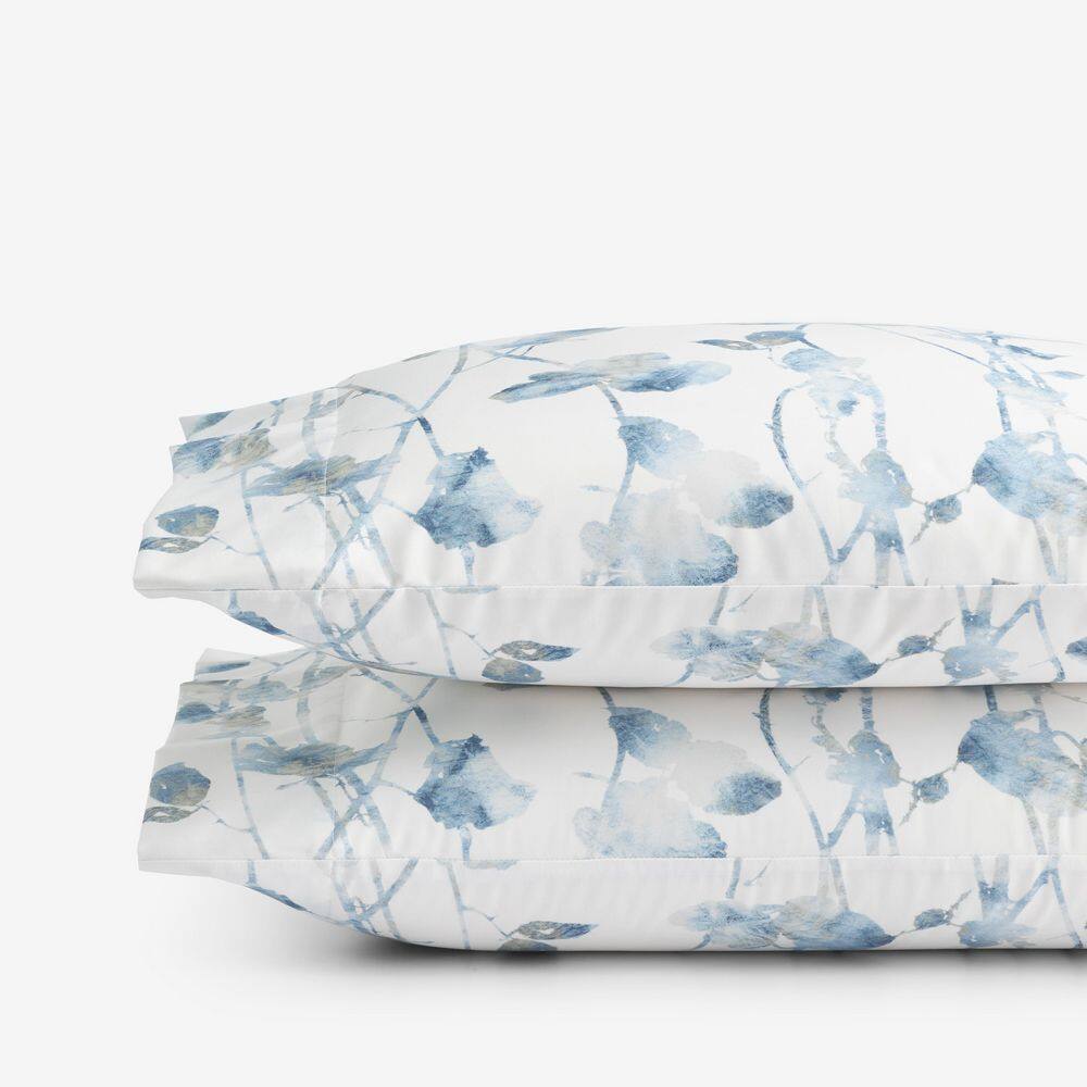 LH GARDEN LEAF WF STN PLWCS K BLUE MULTI