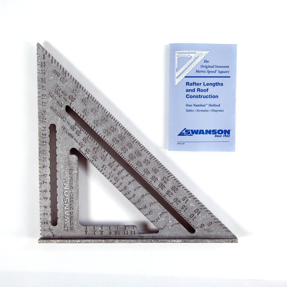 12" Aluminium Roofing Triangle Rafter Angle Frame Measuring Square Carpenter 