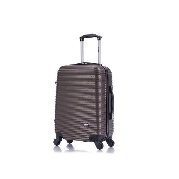 InUSA Royal PC/ABS Plastic Carry-On Luggage Brown (IUROY00S-BRO)