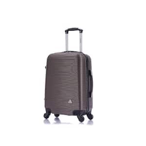 Royal lightweight hardside spinner 20 in. carry-on Brown