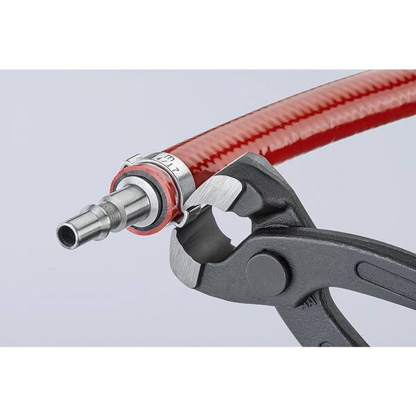 10 Inch Ear Clamp Pliers - Chrome Vanadium Steel Hose Clamp Tool For Plumbing & Automotive Use