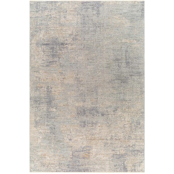 Avant Garde Grey/Brown Modern 7 ft. x 10 ft. Indoor Area Rug