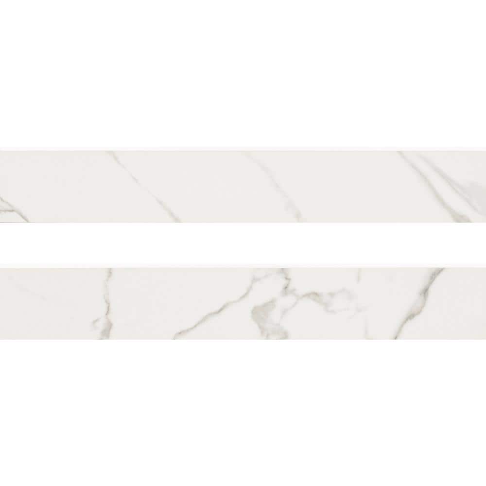 Leonardo Calacatta Venato Bullnose 3 in. x 24 in. Matte Porcelain Wall Tile Trim (36 lin. ft./Case) price history on PriceWatchPro