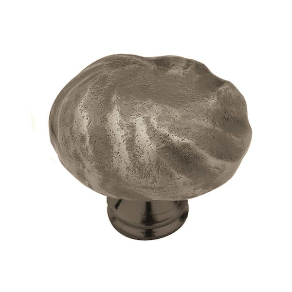 Liberty Rustique 1-1/2 in. (38mm) Antique Pewter Round Cabinet Knob
