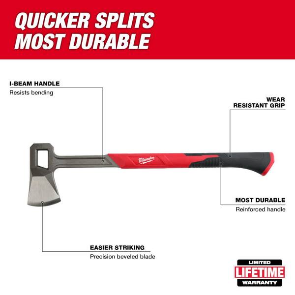 Milwaukee 15 oz. Drywall Hammer and 26 in. Splitting Axe