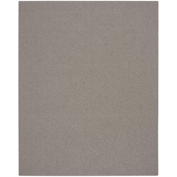 Natural Harmony Bismarck Slate 8 ft. x 10 ft. Custom Area Rug with Pad