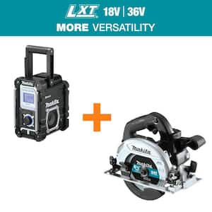 18V LXT Lithium-Ion Cordless Bluetooth Job Site Radio with 18V 6-1/2 in. LXT Sub-Compact Lithium-Ion Brushless Circ Saw