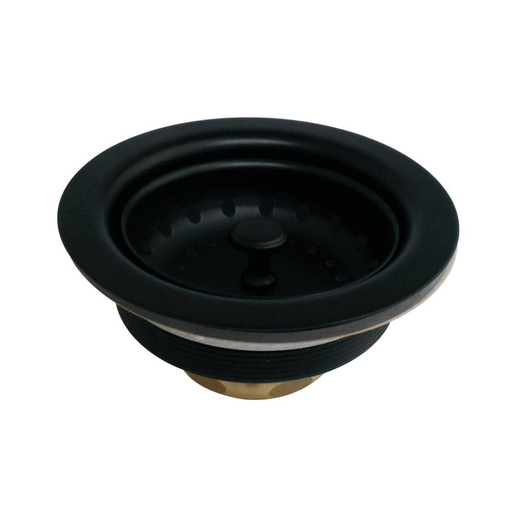 Tacoma 4-1/2 in. Stainless Steel Kitchen Sink Basket Strainer in Matte Black price history on PriceWatchPro