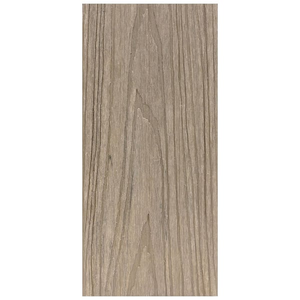 CREATIVE SURFACES Desert Stone Composite Decking Boards 1 in. x 5.43 in. x 8 ft.