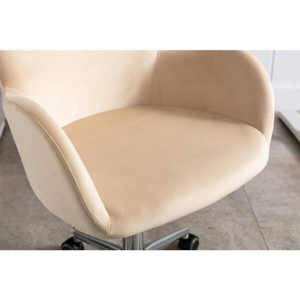 beige shell chair