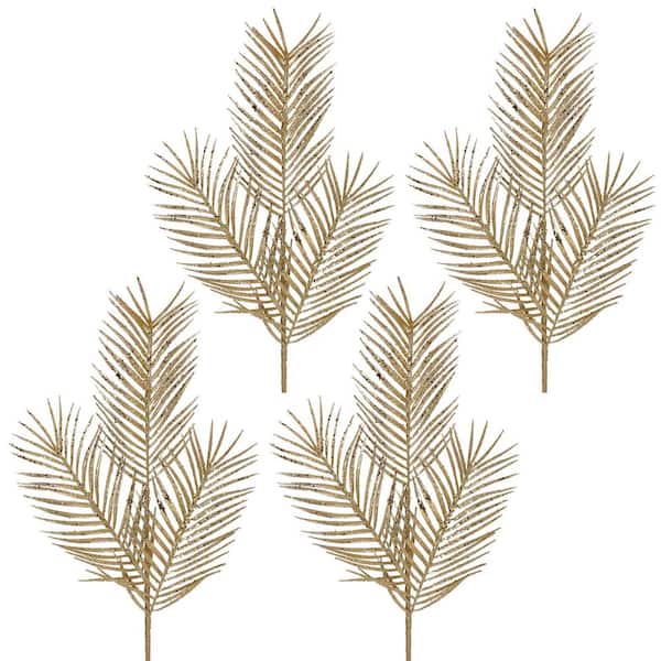 24 in. Artificial Iced With Jewel Encrusted Magnolia Stem