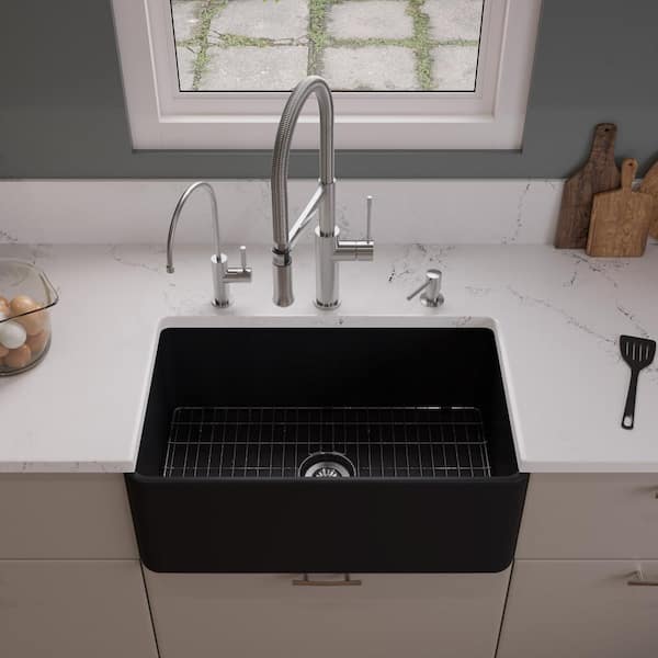 ALFI brand AB511 30 Farm Sink With Lip Single Bowl Design for