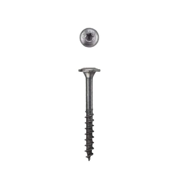 #8 x 1-1/2 in. Exterior Wafer Head Wood Screws Construction Torx T-Star Plus (165 Each) 1 LB Bit Included