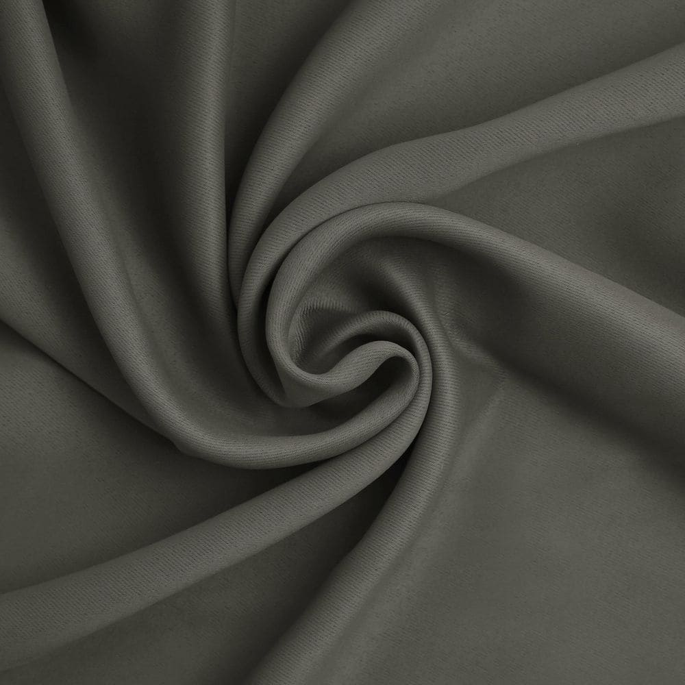 Sun Zero Gray Blackout Rod Pocket Curtain Panel 40" x 63"