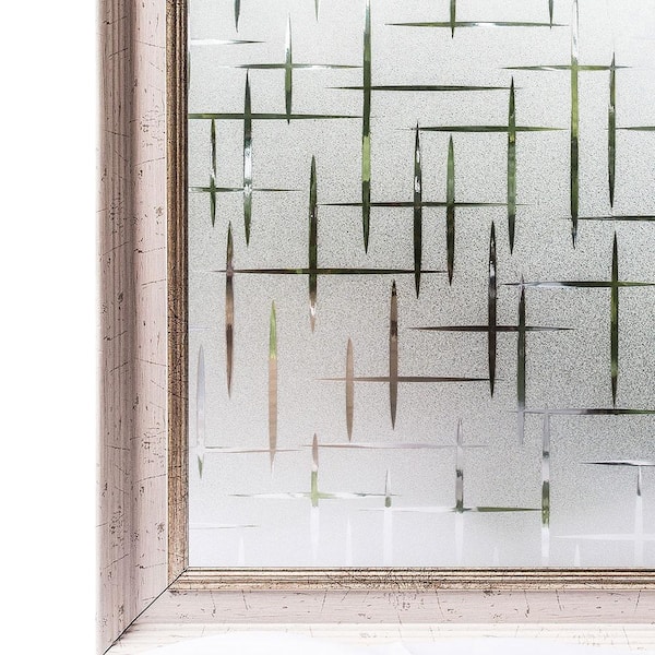 35.4 in. W x 78.7 in. L Decorative and Privacy 3D Window Film