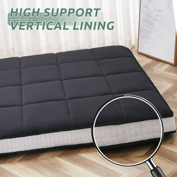 Japanese Tatami Foldable Mat Traditional Floor Sleep Mattress Bed Pad  Travel Nap