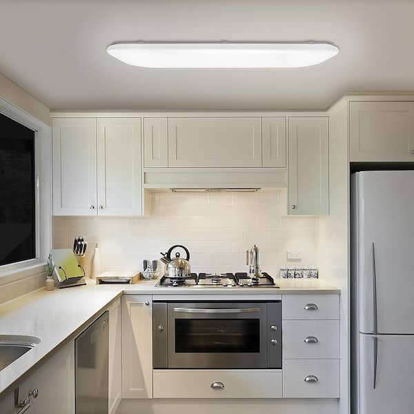 Smooth Acrylic Lens Kitchen Lighting, Lighting In Kitchen Ceiling