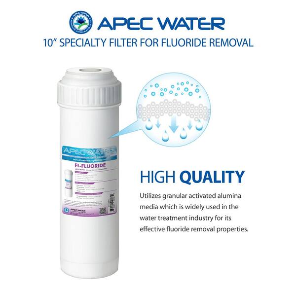 3 Pack Fluoride Reducing Alumina Water Filter Cartridge for Standard 10" Housing 