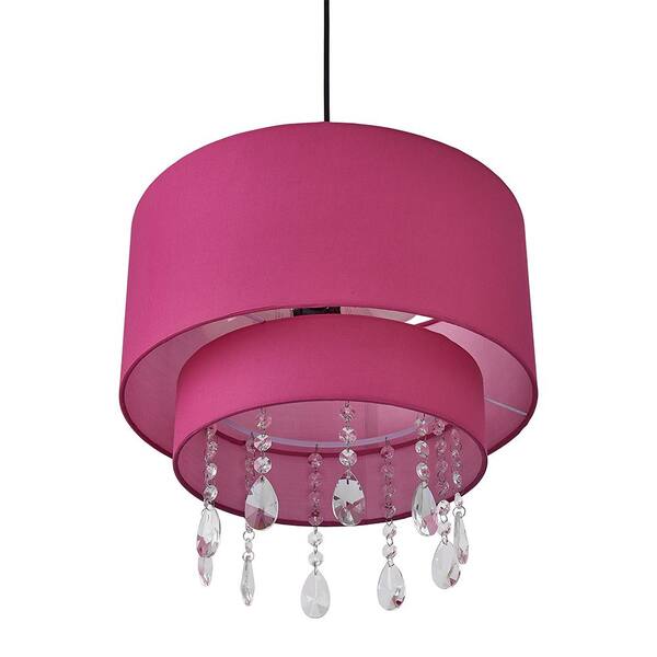 Little Tree Soft Color Decor 22 in. 3-Lights Pink Dimmable Outdoor