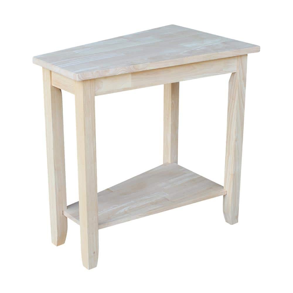 International Concepts Keystone Unfinished End Table OT45 The Home Depot