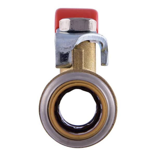 SharkBite Max 1/2 Zoll Kugelhahn Mit FNPT-Anschluss – Push-to-Connect Für PEX, Kupfer, CPVC, PE-RT, HDPE, Ohne Löten