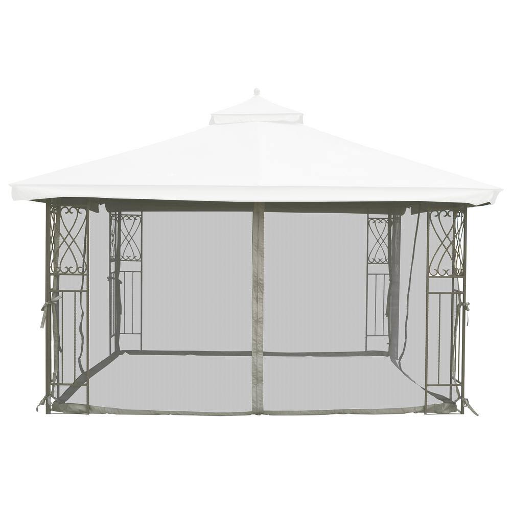 Replacement Mosquito Netting for 10 ft. x 12 ft. Gazebo - Gray price history on PriceWatchPro