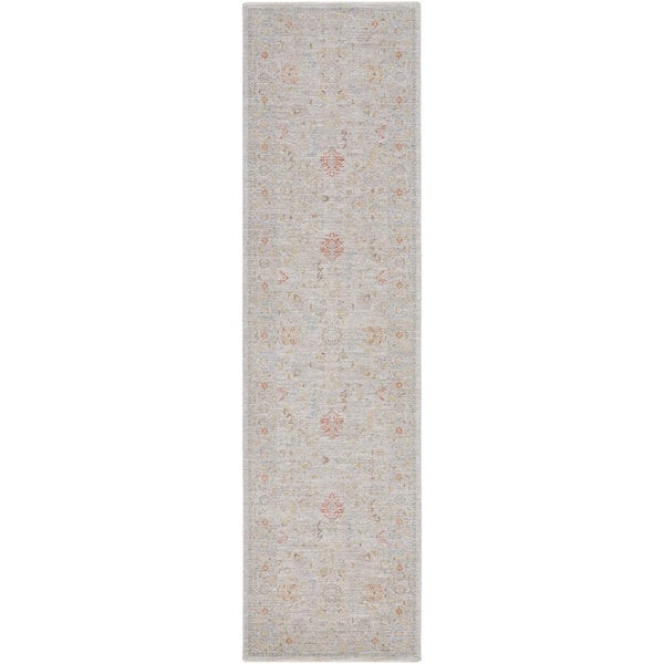Livabliss Avant Garde Gray Traditional 10 ft. x 11 ft. Indoor Area Rug