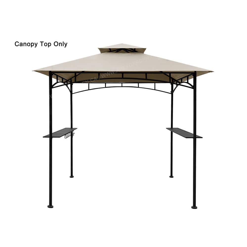 Khaki Polyester Replacement Canopy for 8' x 5' Gazebo