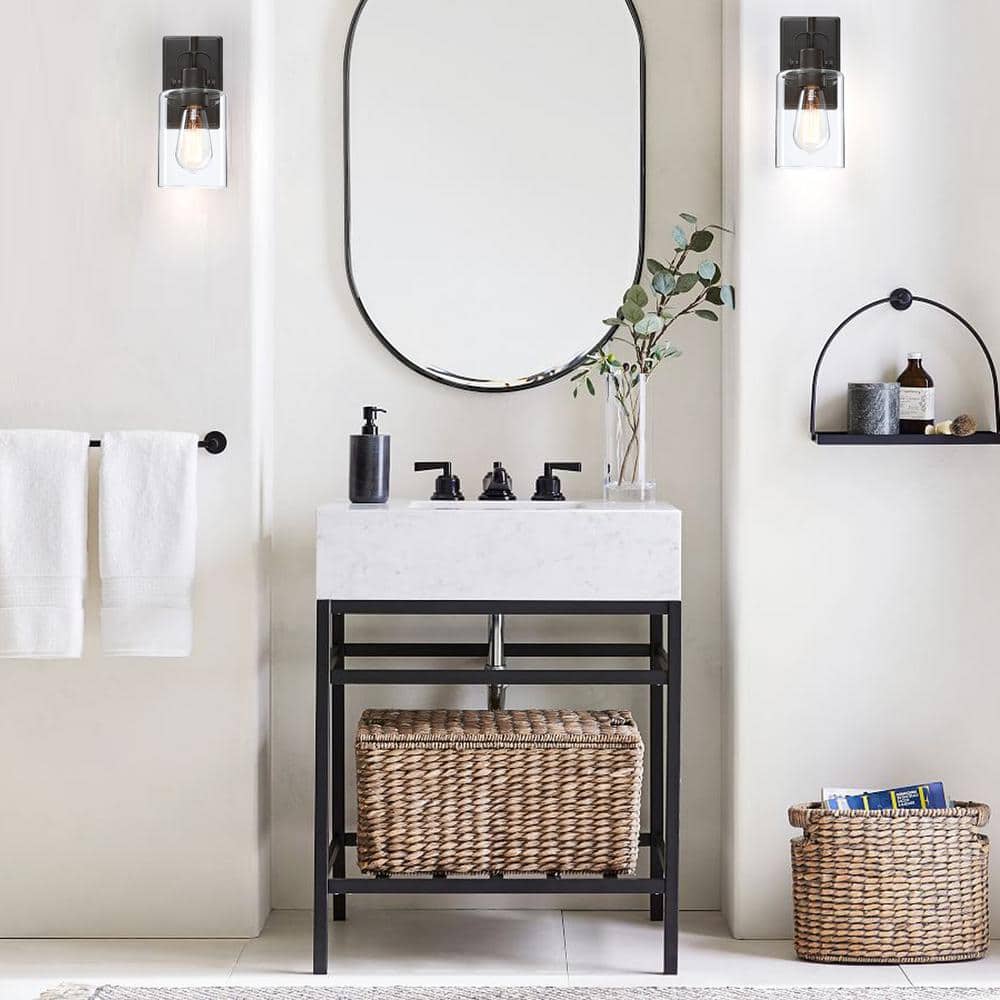 2-Pack 4. 7-in. 1-Light Bronze Vanity Light price history on PriceWatchPro