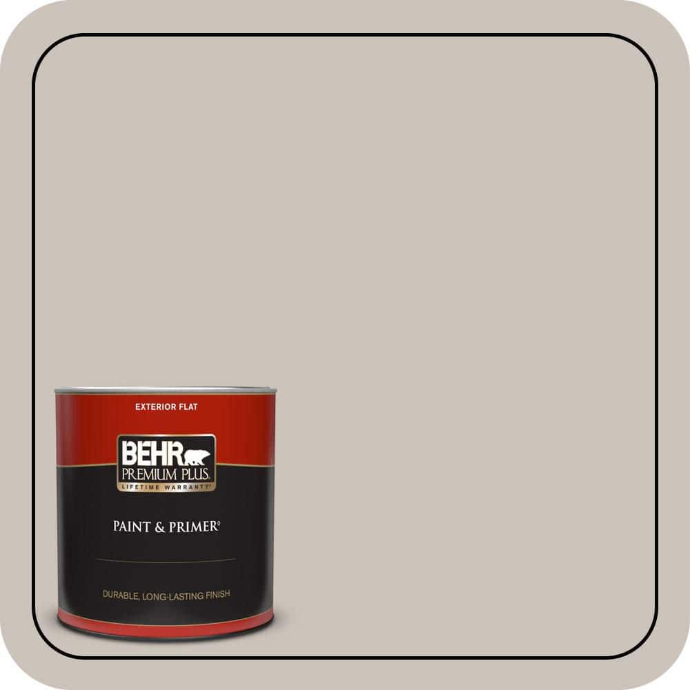 1 qt. #N200-2 Doeskin Gray Flat Exterior Paint & Primer price history on PriceWatchPro