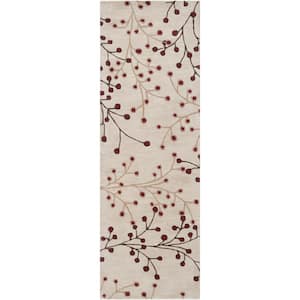 Bari Cream 3 ft. x 8 ft. Runner Rug