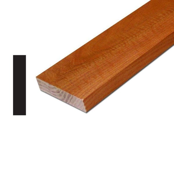 3/4 in. D x 3-1/2 in. W x 96 in. L Prefinished Red Oak Wood-Stained Golden Oak S4S Board Base Moulding