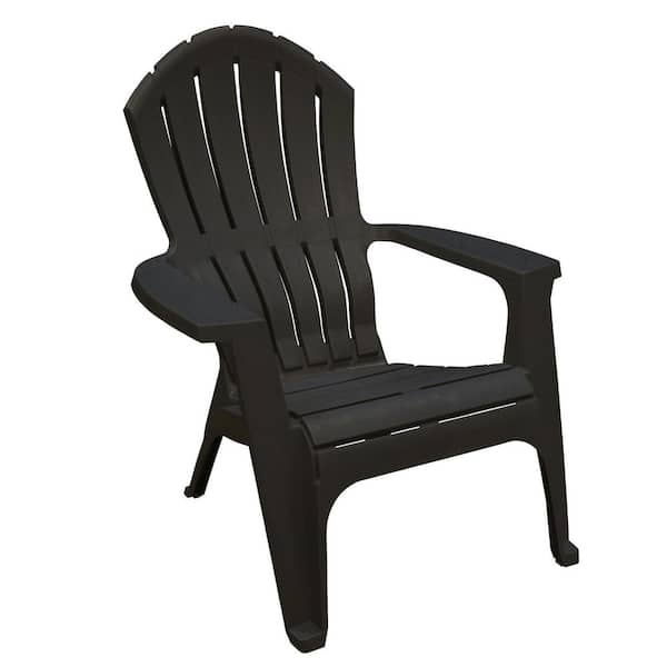 Black Resin Adirondack Chair